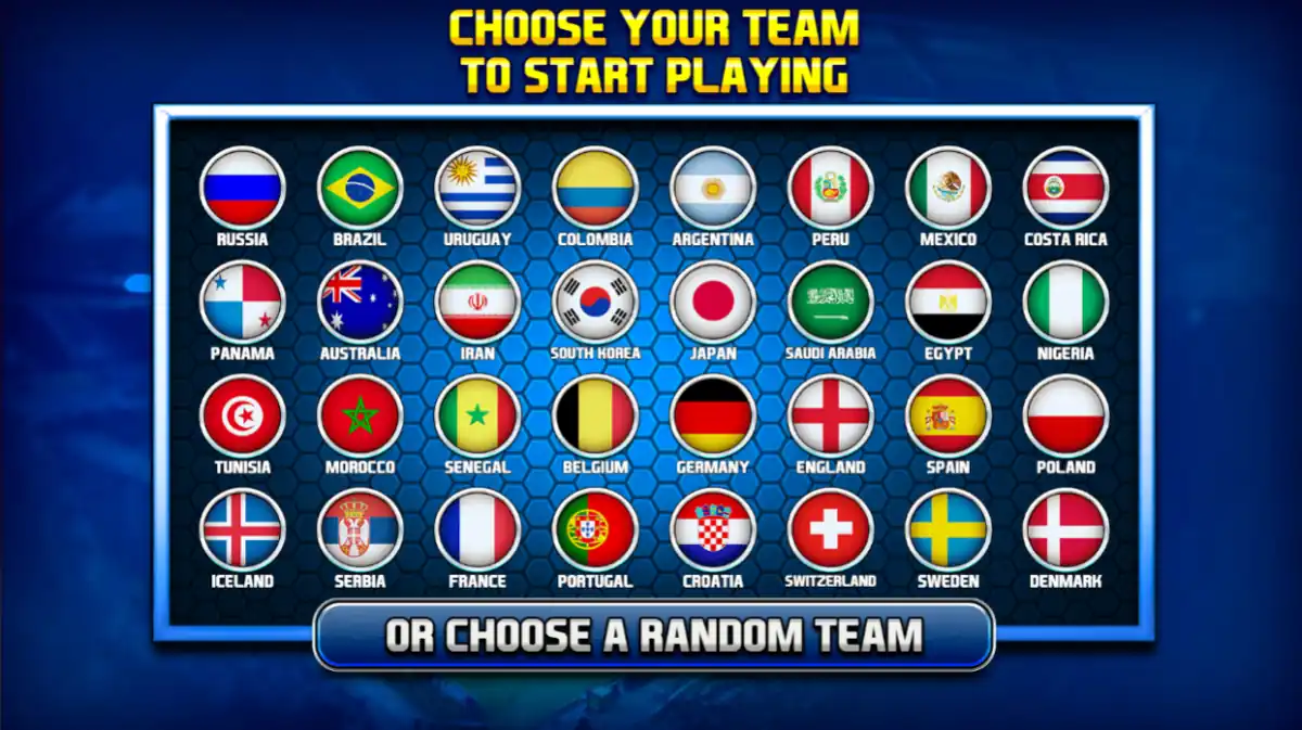 choose your country for play